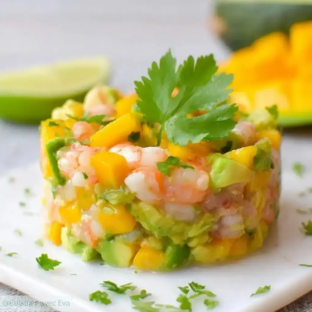 Tartare de Crevettes, Avocat et Mangue : un délice rapide –