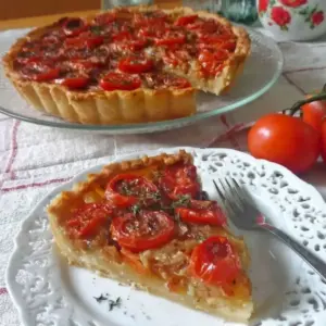Tarte Provençale aux Tomates