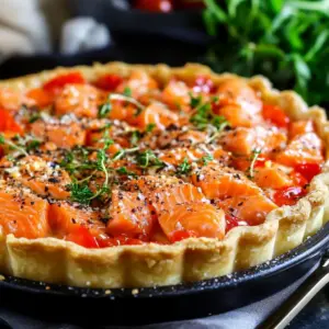 Tarte au Saumon Élégante