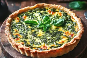 Tarte aux Épinards Festive