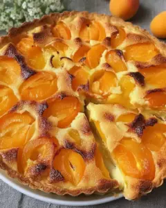 Tarte aux Abricots et Crème d’Amande