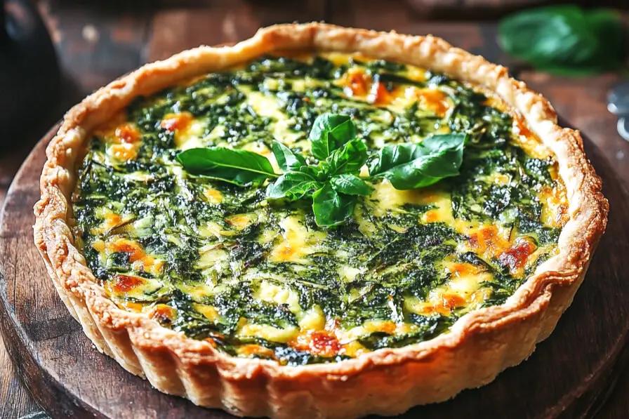 Tarte aux Épinards Extravagante