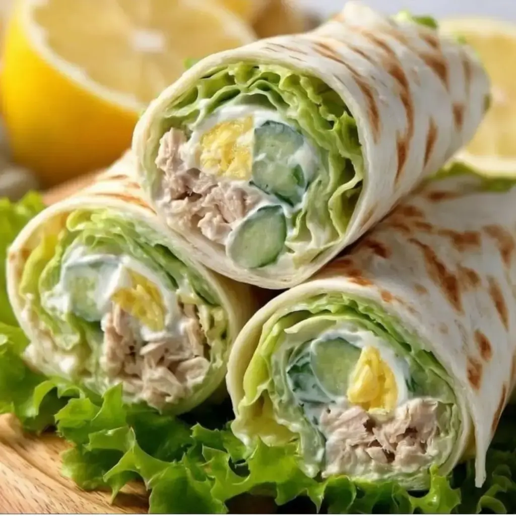 Wraps Froids au Thon Concombre et Fromage : Savourez ! –