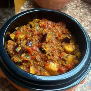 Zaalouk Marocain : Caviar d’Aubergines aux Saveurs du Maghreb