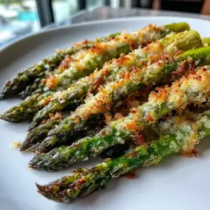 Asperges Vertes Croustillantes au Parmesan
