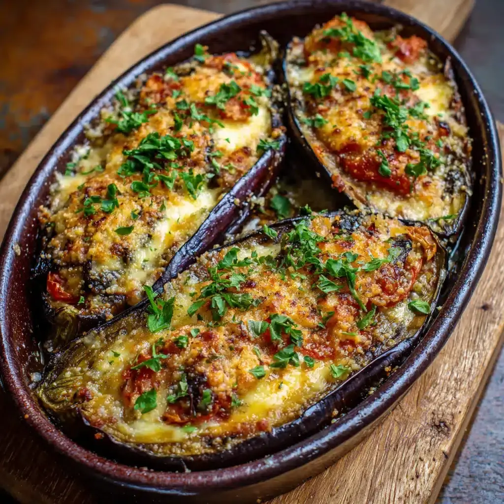 Aubergines gratinées