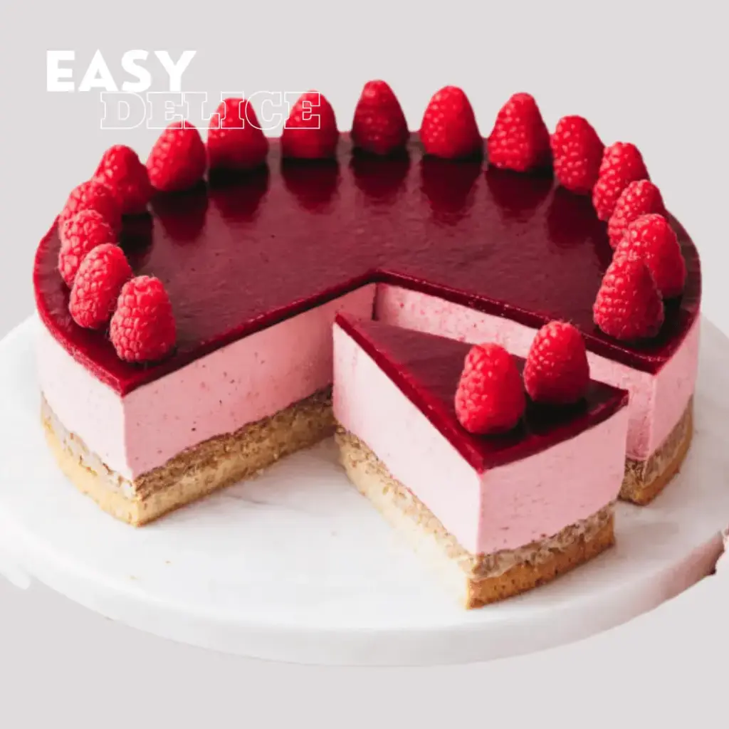 Bavarois Framboise et Chocolat Blanc : Idée Recette Facile et Rapide