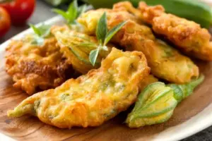 Beignets Croustillants de Fleurs de Courgettes au Basilic