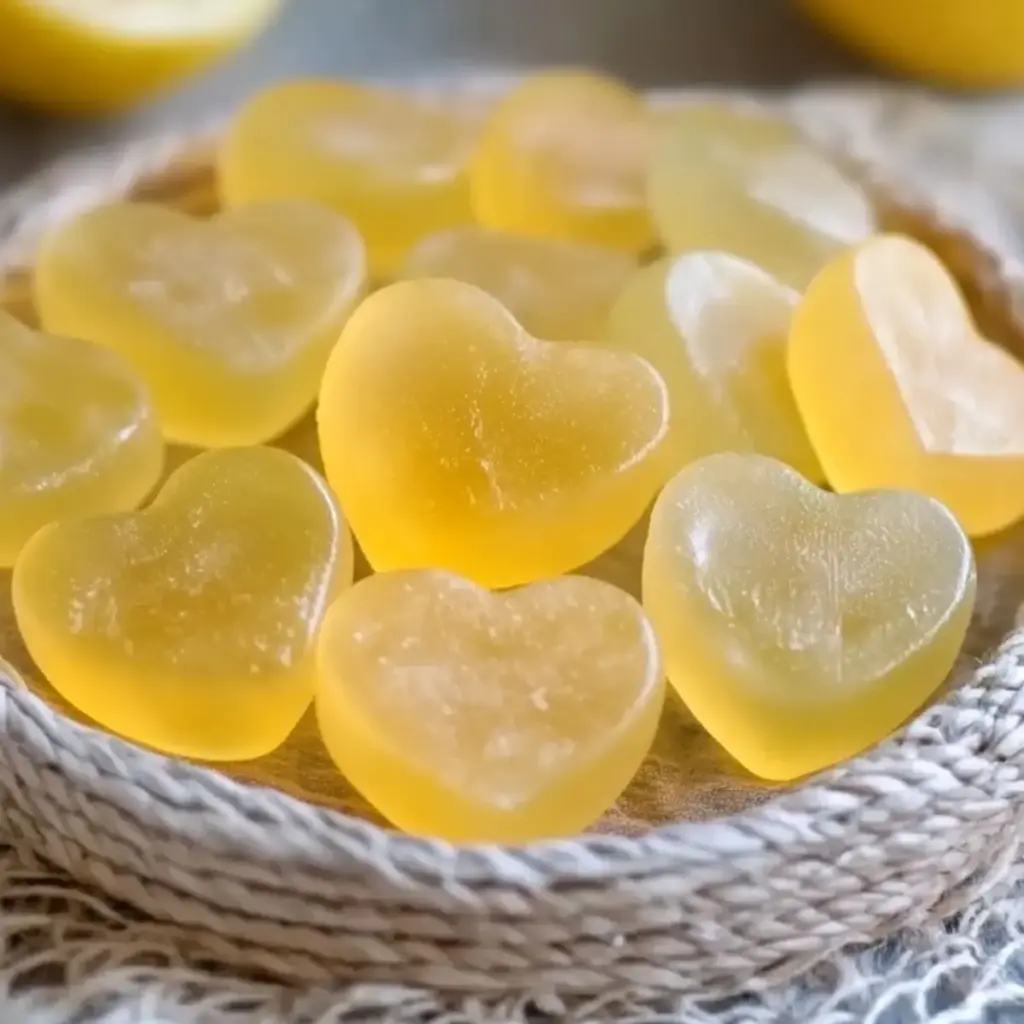 Bonbons En Gelée Au Citron Et Gingembre