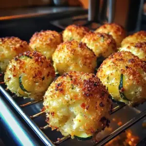 Boulettes de courgettes au four