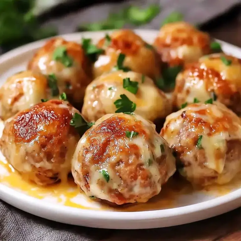 Boulettes de Poulet au Fromage