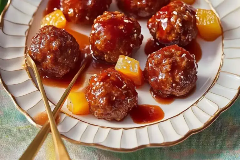 Boulettes de viande aigre-douce