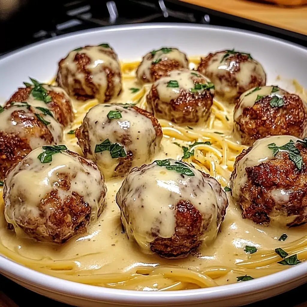 Boulettes de Viande Sauce Roquefort
