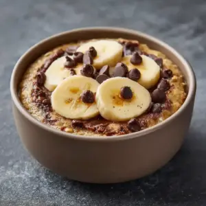 Bowl Cake Banane-Choco – Petit Déj Express