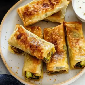 Bricks de Courgettes, Curry et Feta