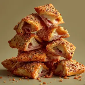 Bricks Croustillants au Jambon de Poulet et Boursin