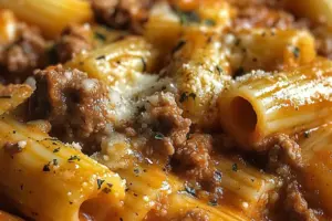 Cannellonis à la Ricotta et Viande Hachée