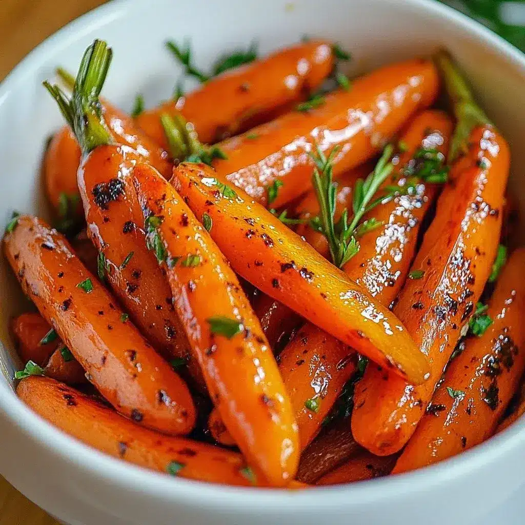 Carottes rôties au miel