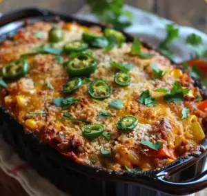 Casserole de Poivrons Farcis