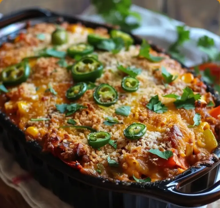 Casserole de Poivrons Farcis