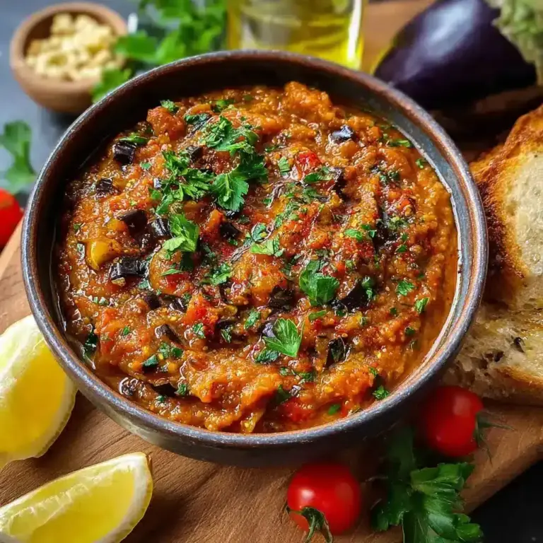 Le Caviar d’Aubergine Marocain qui va Ensorceler vos Papilles !