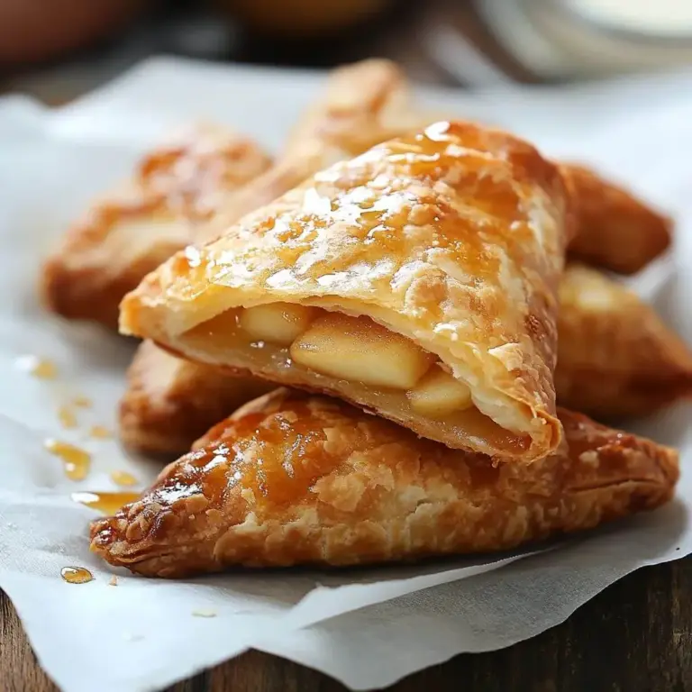 Chaussons aux pommes frits