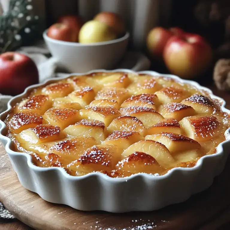 Clafoutis Express aux Pommes Délicieux