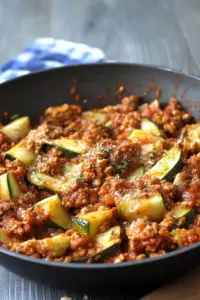 Courgettes Bolognaise, Fondantes & Parfumées
