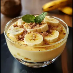 Crème Banane Maison : Dessert Léger et Rapide