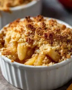 Crumble aux Pommes Maison et Sablé aux Amandes