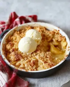 Crumble aux Pommes Facile et Rapide