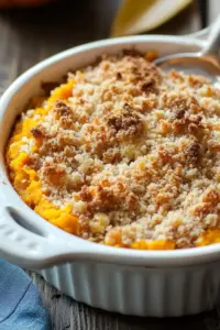 Crumble salé au potiron