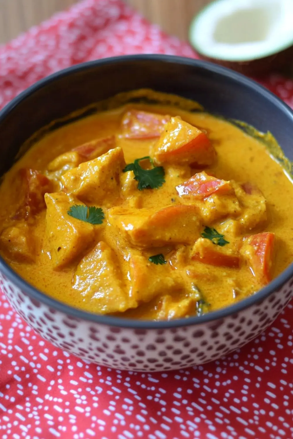 Curry De Potimarron À La Crème De Coco 2 curry de potimarron à la crème de coco