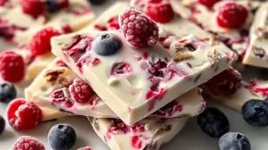Écorce de Yaourt Glacé : Collation Fraîche et Gourmande