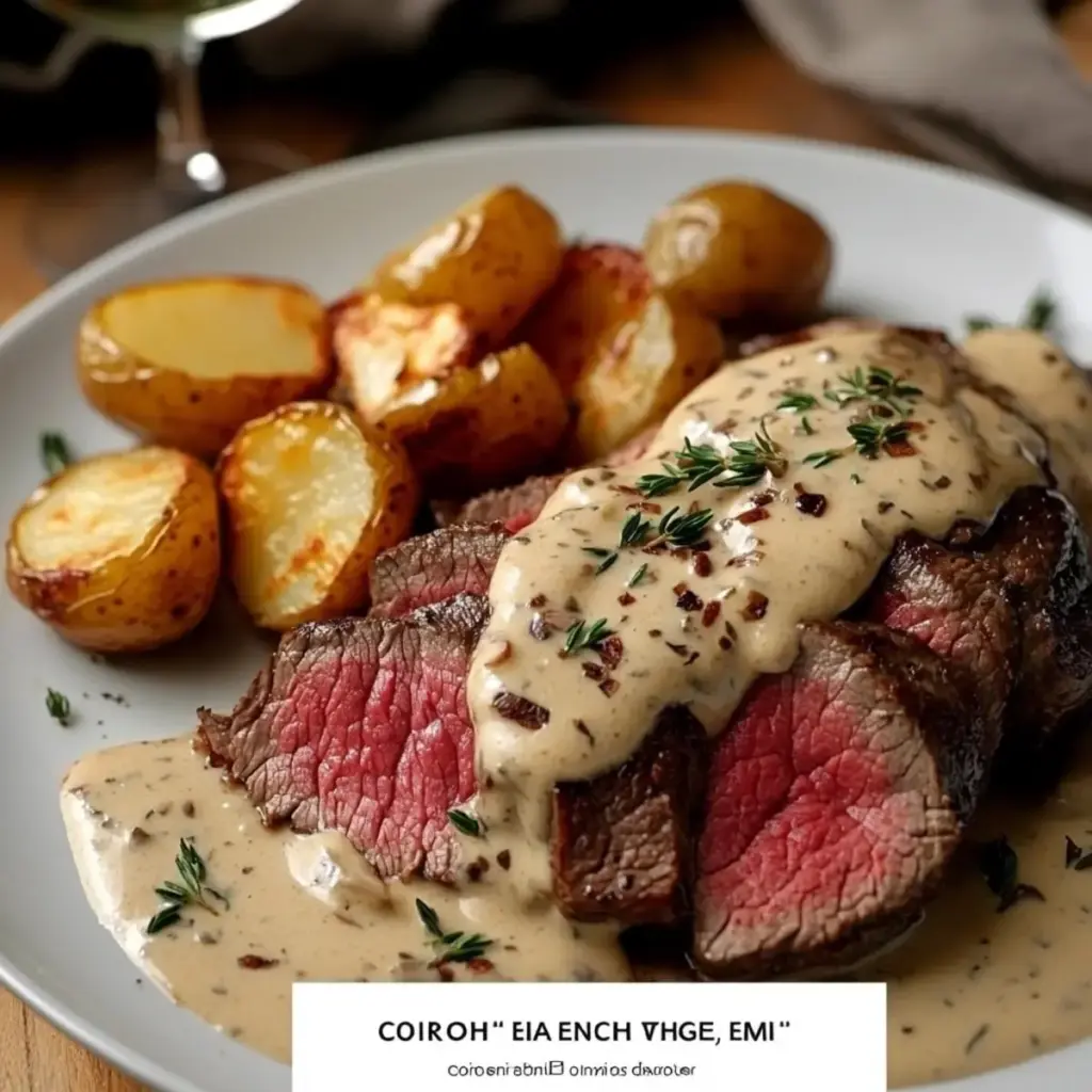 Filet de Bœuf à la Crème aux Échalotes –