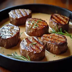 Filet Mignon à la Moutarde et Crème