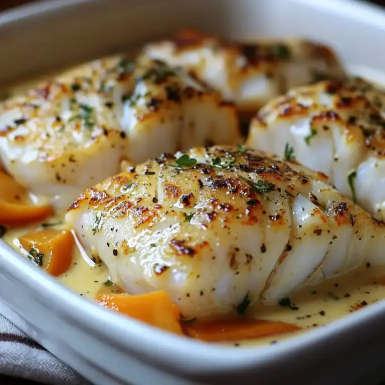 Filets de Cabillaud au Four à la Crème et aux Légumes: Un Délice Généreux –