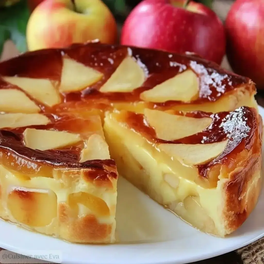 Flan aux pommes et yaourt : recette légère et fondante –