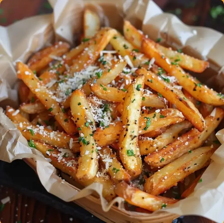 Frites à l’Ail et Parmesan