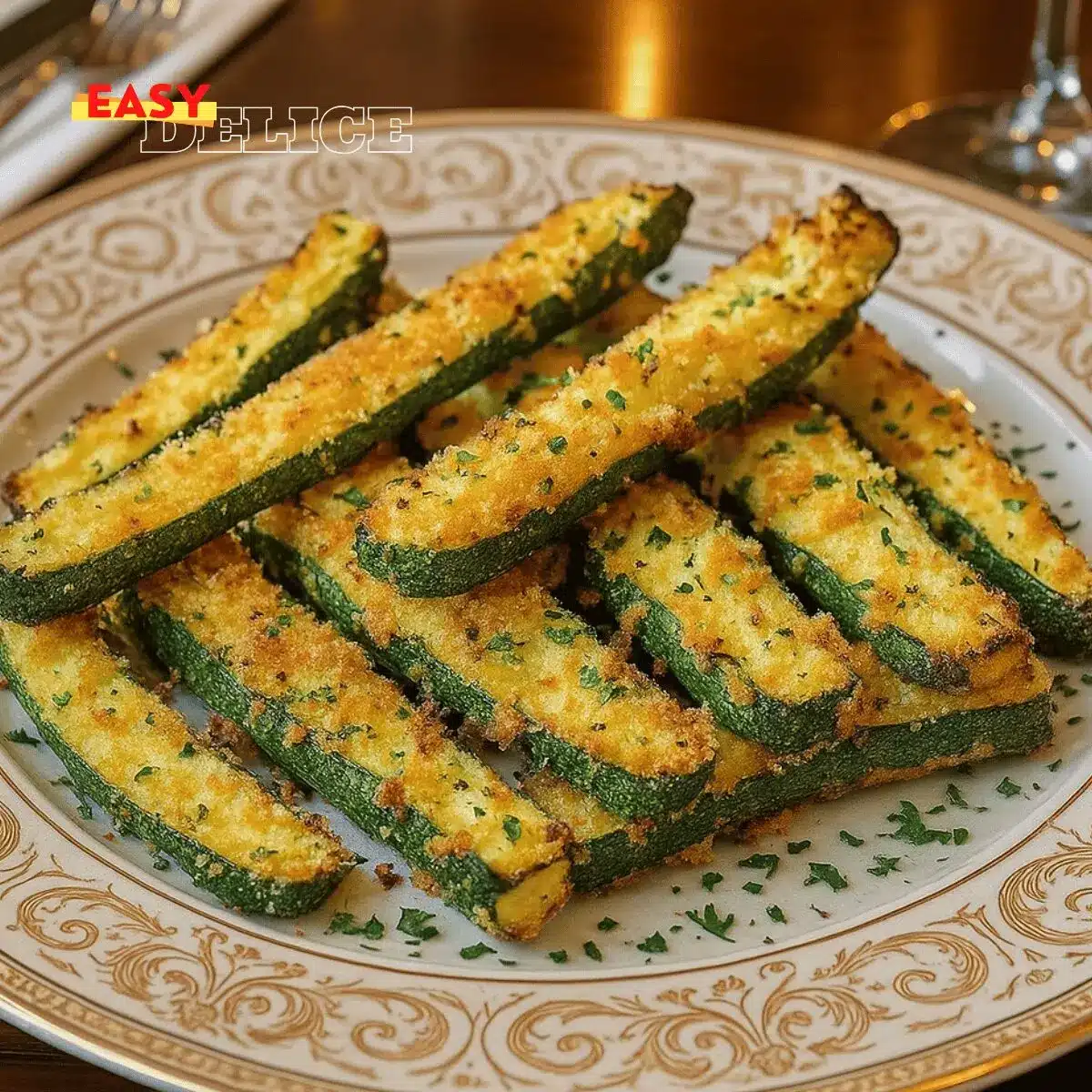 Recette de Frites de Courgettes au Parmesan Cuites au Four : Croustillantes et Saines 2 frites de courgettes au parmesan