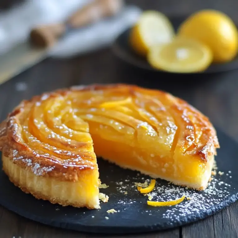 Galette au Citron et Amandes