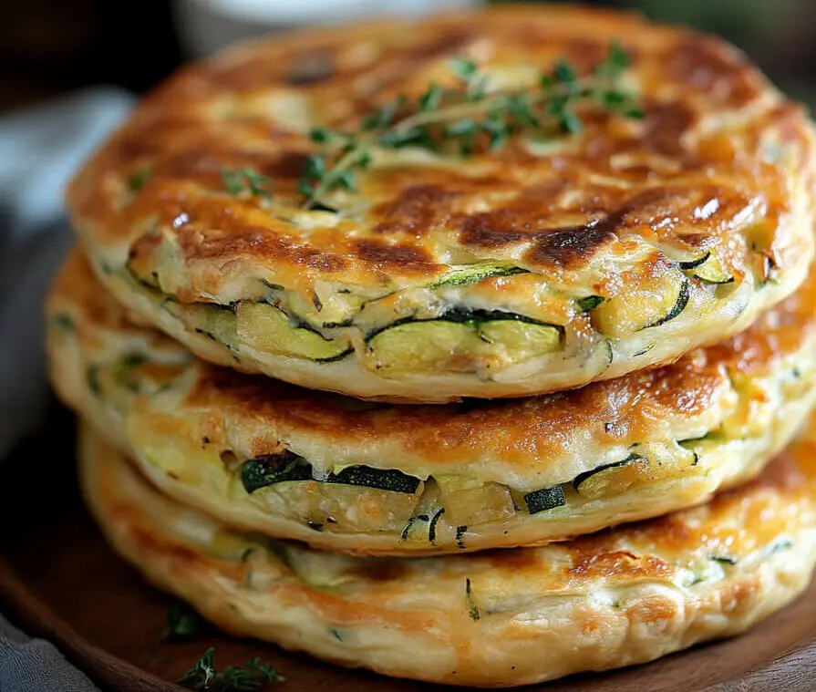 Galettes de Courgettes 2 galettes de courgettes