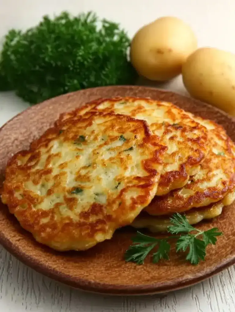 Galettes de Pommes de Terre aux Oignons Croustillantes et Faciles