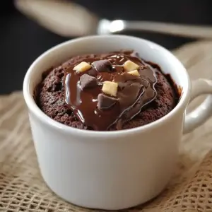 Gâteau au chocolat en 5 minutes dans une tasse