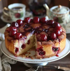 Gâteau au Fromage et aux Cerises (Cheesecake aux Cerises)