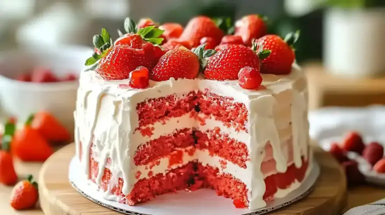Le meilleur gâteau aux fraises de tous les temps