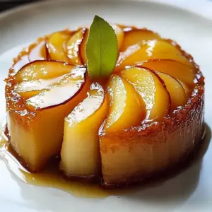 Gâteau aux Poires Caramélisées