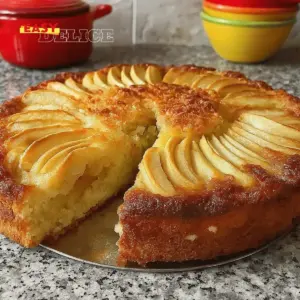 Gâteau au yaourt aux pommes