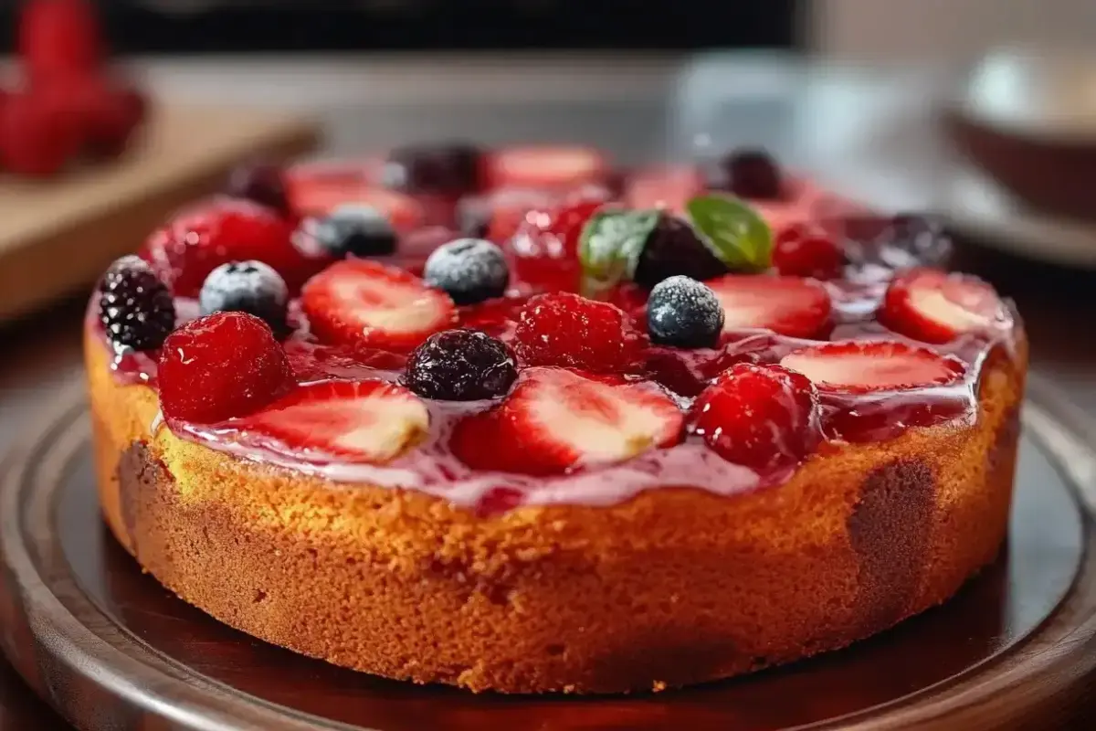 gateauauyaourtetfruitsrouges