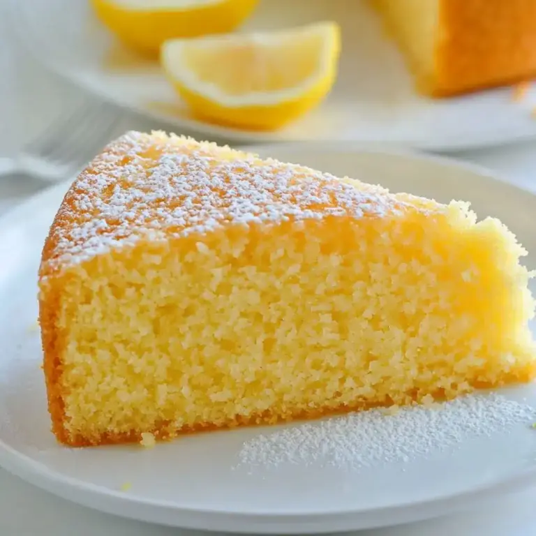Gâteau Fondant Au Citron